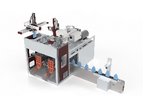 吹塑取出机械手-左右双台-后下料-产品置于前方